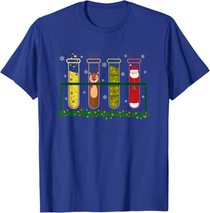 SHIRTSIDE Christmas Lab Technician Christmas Speech Therapy , -Adults, Black, Small, Short Sleeve T-Shirt - T-Shirt | Royal