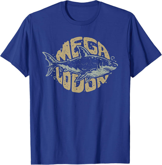 Megalodon Shark Shirt Prehistoric Ocean T-Shirt - T-Shirt | Royal