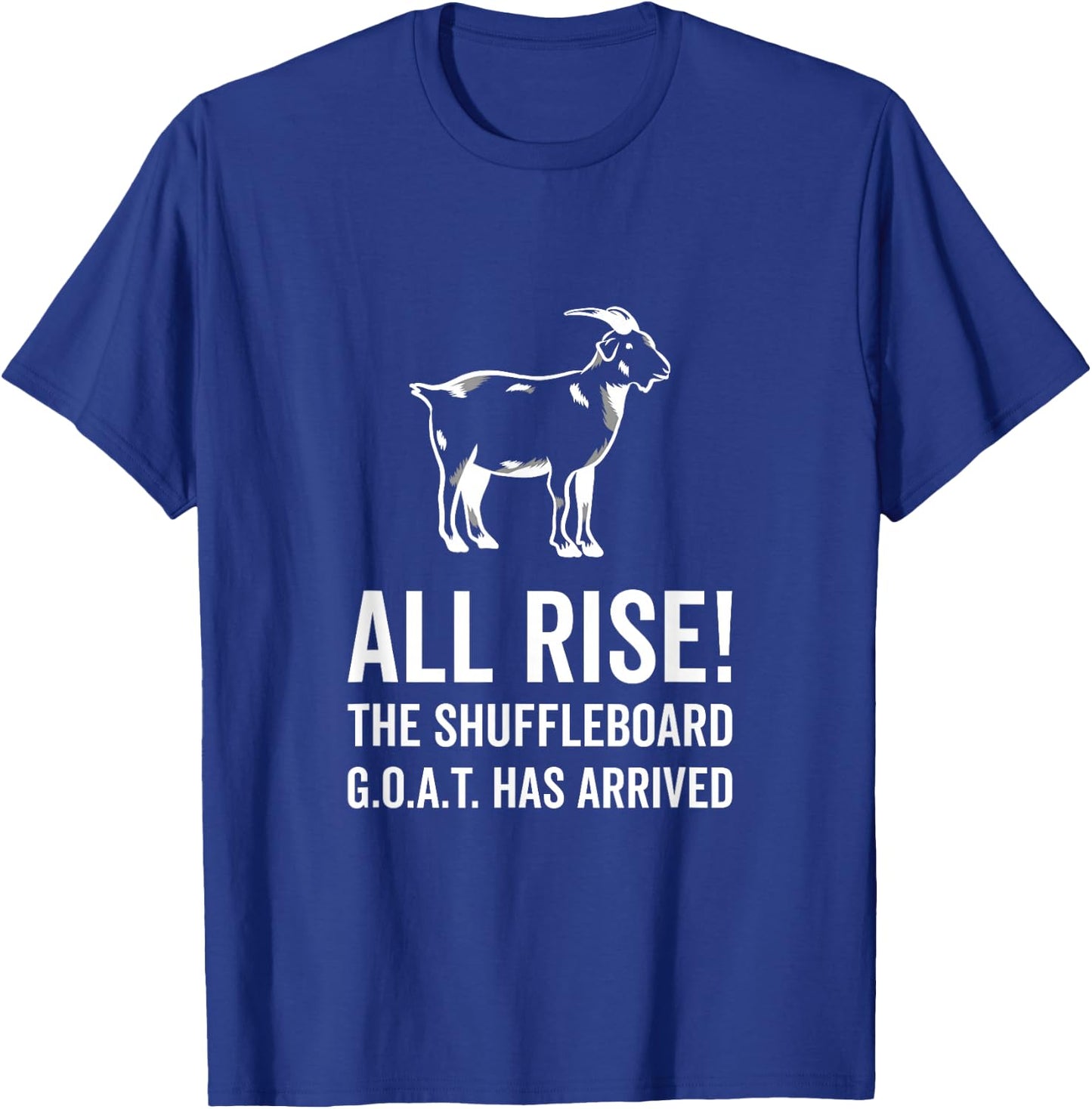 GOAT Shuffleboard Champion T-Shirt - T-Shirt | Royal