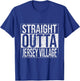 Straight Outta Jersey Village Vintage T-Shirt - T-Shirt | Royal