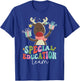 SPED Squad Special Education Teacher Autism Christmas Women T-Shirt - T-Shirt | Royal