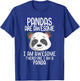 Panda Shirt Boys Kids Girls Panda Graphic T-Shirt - T-Shirt | Royal