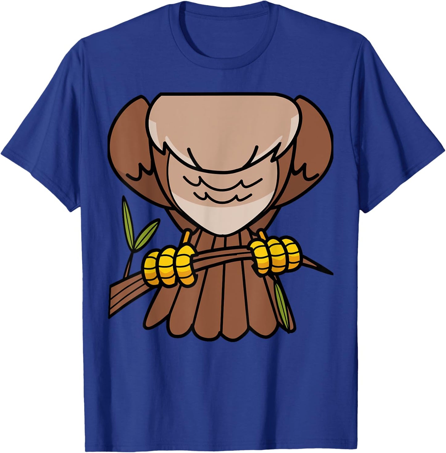 Funny Headless Owl Halloween Night Bird Costume Easy Outfit T-Shirt - T-Shirt | Royal