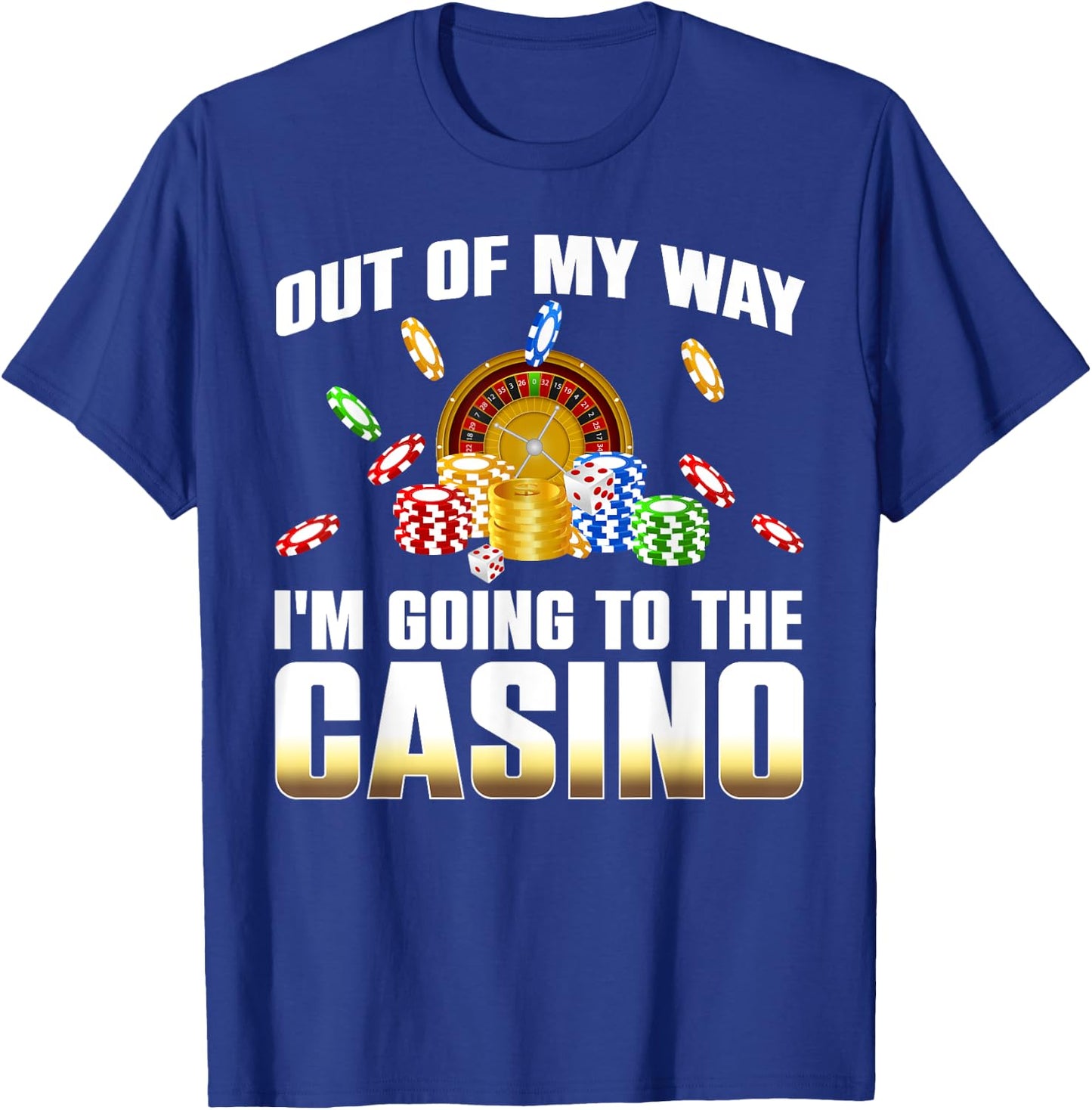 Cool Casino Women Las Vegas Gamblers Poker Player T-Shirt - T-Shirt | Royal