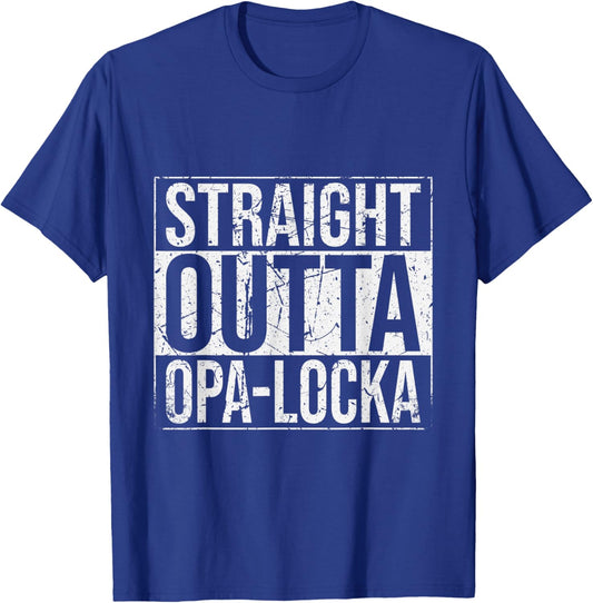 Straight Outta Opa-Locka Vintage T-Shirt - T-Shirt | Royal