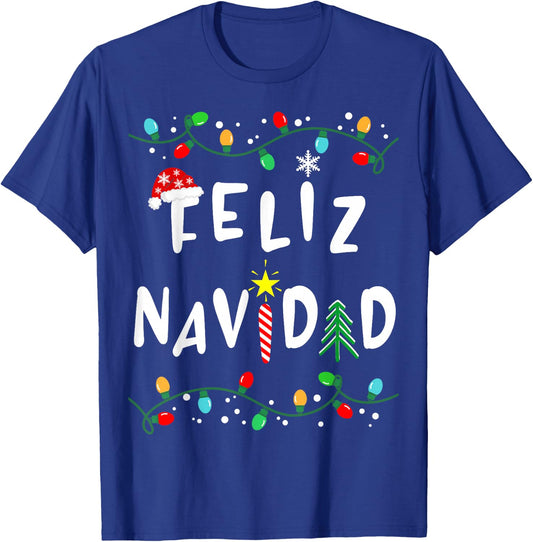 Feliz Navidad Shirt-Funny Mexican Christmas in Spanish T-Shirt - T-Shirt | Royal