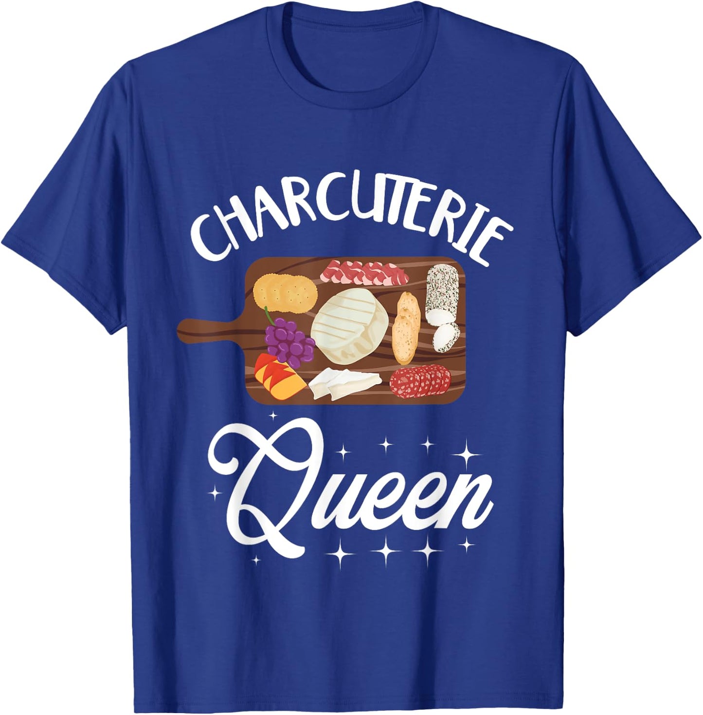 Charcuterie Queen Shirt Charcuterie Board Lover T-Shirt - T-Shirt | Royal