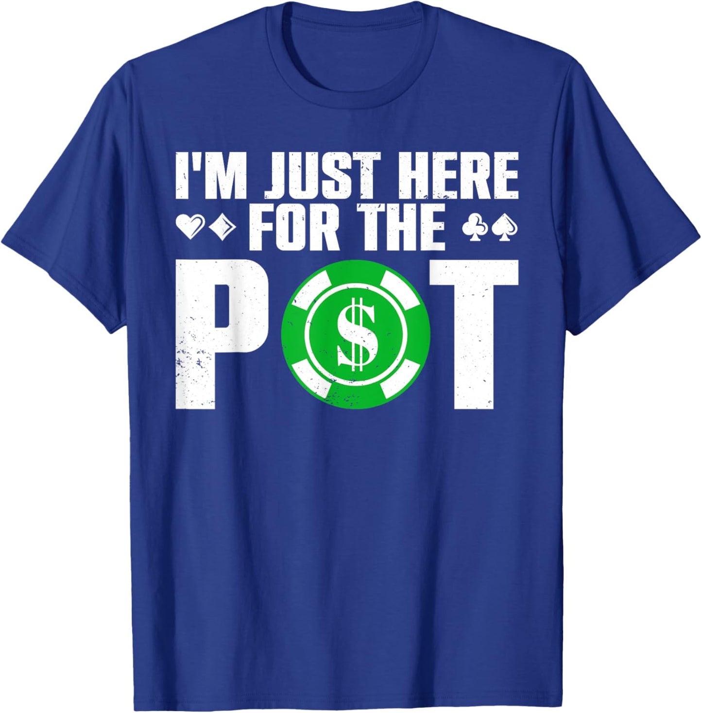 Cool Poker Lover Women Card Casino Player Gambler Small T-Shirt - T-Shirt | Royal
