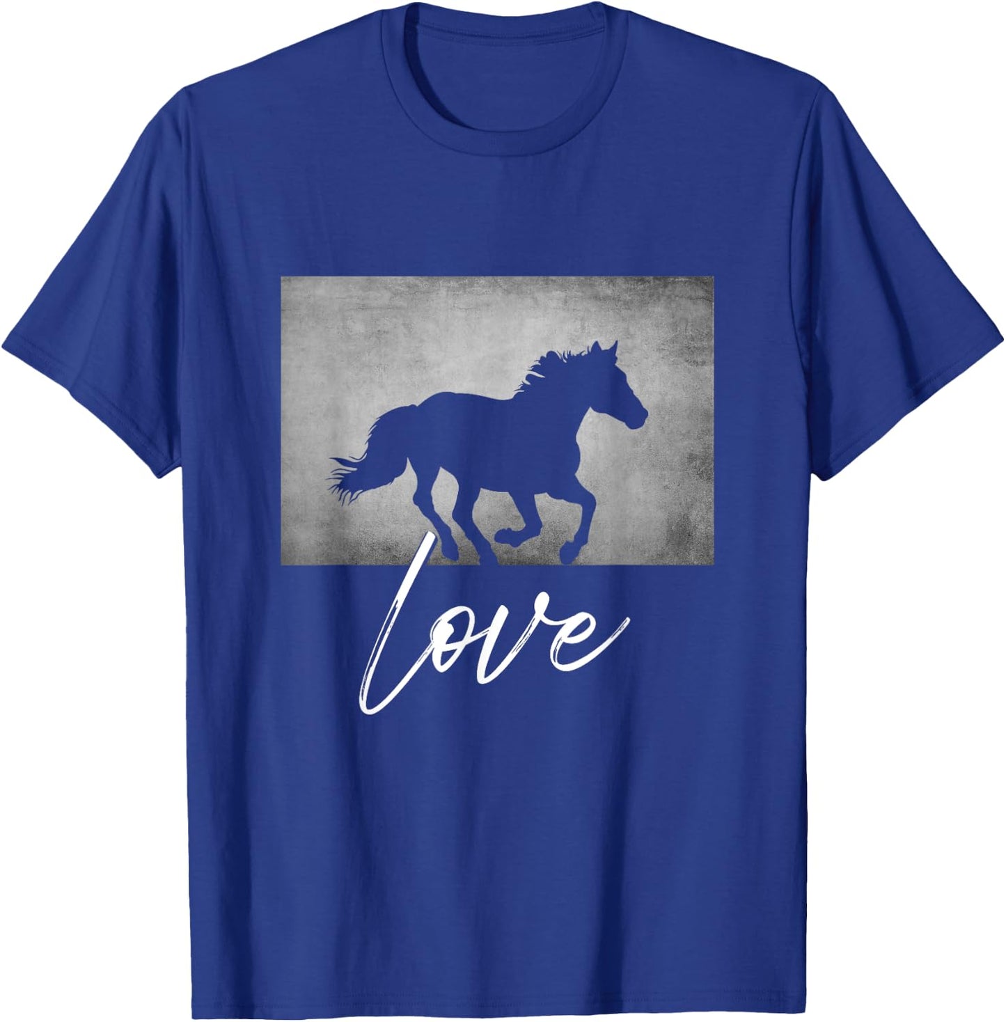 Horse Riding Apparel - Horse T-Shirt - T-Shirt | Royal