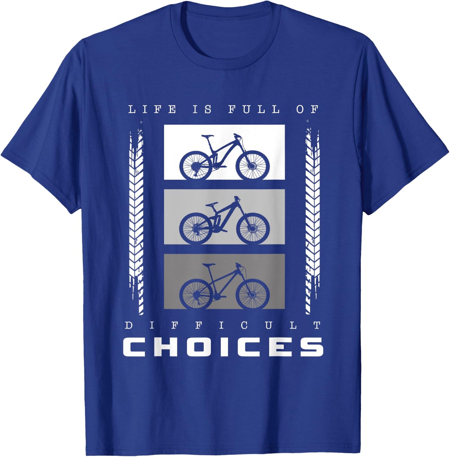 MTB Mountain Bike Apparel - MTB Mountain Bike T-Shirt - T-Shirt | Royal