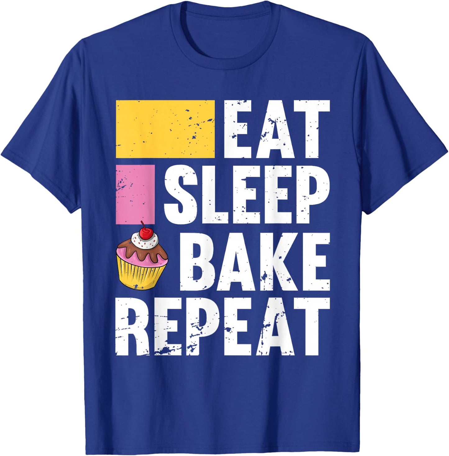 Funny Cupcake Design Women Baking Bake Cookie Baker T-Shirt - T-Shirt | Royal