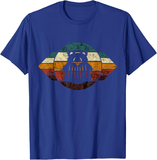 Dung Beetle Retro Insect Lover Vintage Entomology Bug T-Shirt - T-Shirt | Royal