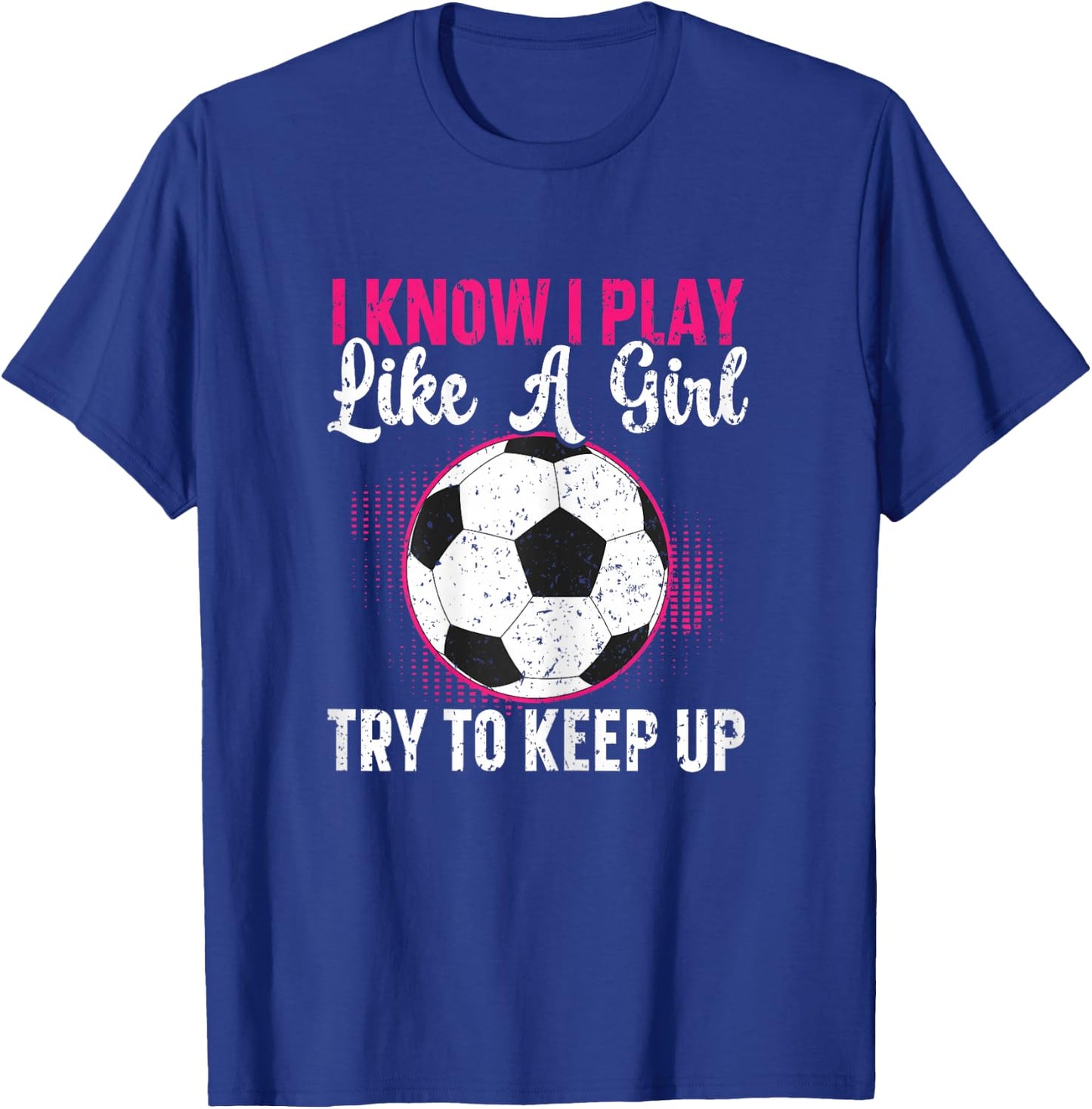 Soccer Girl Soccer Player T-Shirt - T-Shirt | Royal