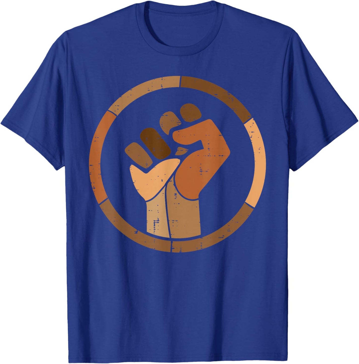 Black History Melanin Fist African Pride Men Women Kids T-Shirt - T-Shirt | Royal