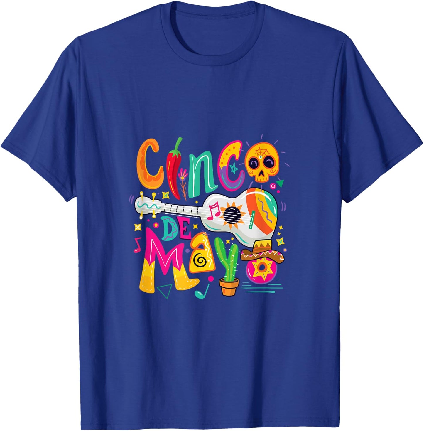 Cinco De Mayo Mexican Fiesta 5 De Mayo T-Shirt - T-Shirt | Royal