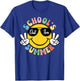 Last Day Of School Smile Teacher Kids Schools Out For Summer T-Shirt - T-Shirt | Royal