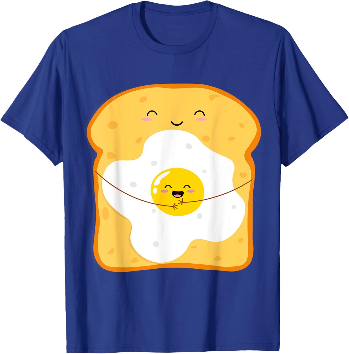Funny Japanese Kawaii Egg Bread Cute Kawaii Breakfast Anime T-Shirt - T-Shirt | Royal