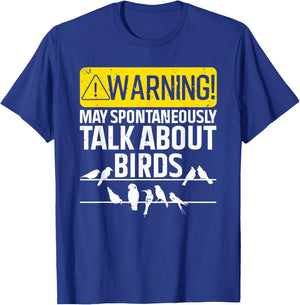 Funny Bird Women Birding Bird Watcher Watching Lover T-Shirt - T-Shirt | Royal