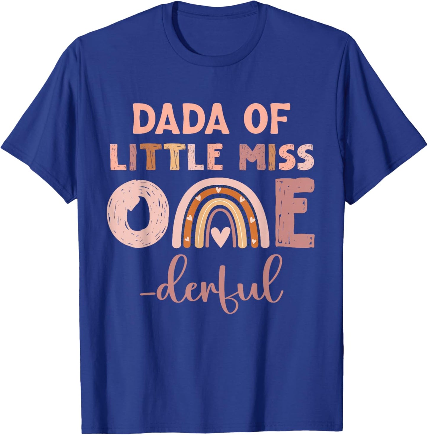 Boho Dada of Miss Onederful 1st Birthday Girl Cute T-Shirt - T-Shirt | Royal