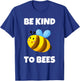 Cute Bumble Bee Be Kind To Bees Kids Men T-Shirt - T-Shirt | Royal