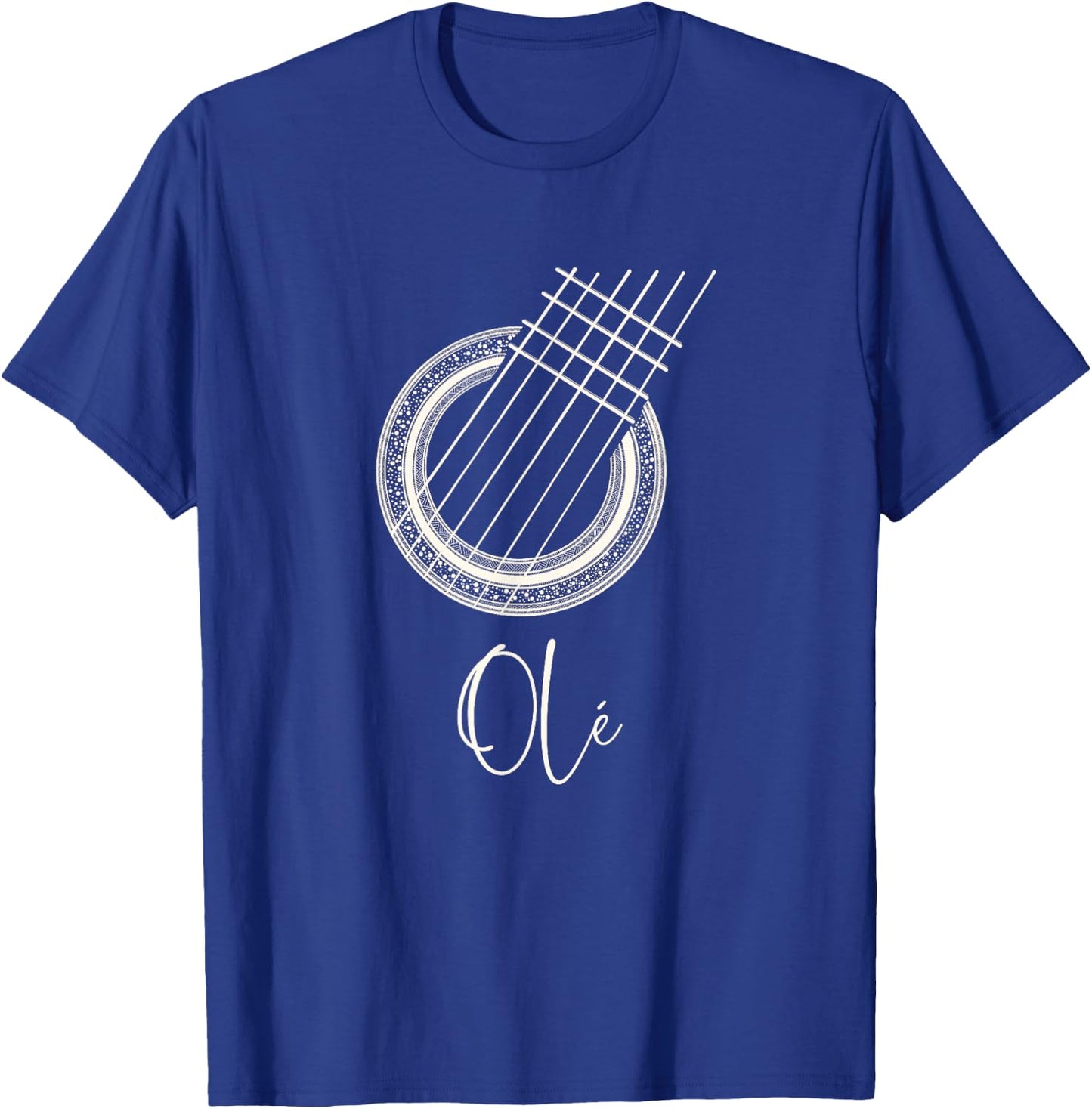 Ole Spanish Flamenco Guitar T-Shirt - T-Shirt | Royal
