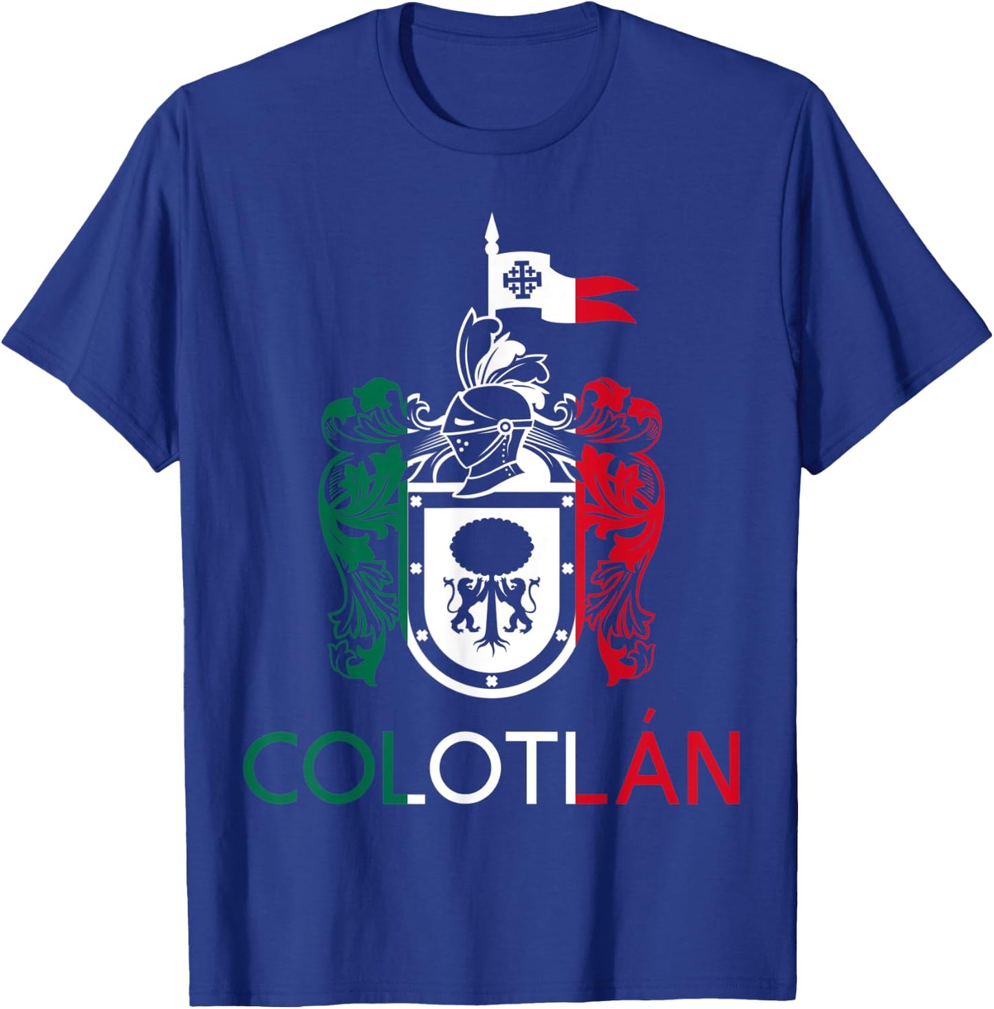 Colotlan Jalisco Estado De Mexico Escudo Eagle Aguila T-Shirt - T-Shirt | Royal