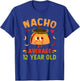 Nacho Average 12 Year Old Funny Cute 12th Birthday Taco Boy T-Shirt - T-Shirt | Royal