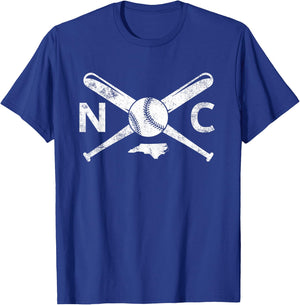 North Carolina Baseball NC Baseball North Carolina Baseball T-Shirt - T-Shirt | Royal
