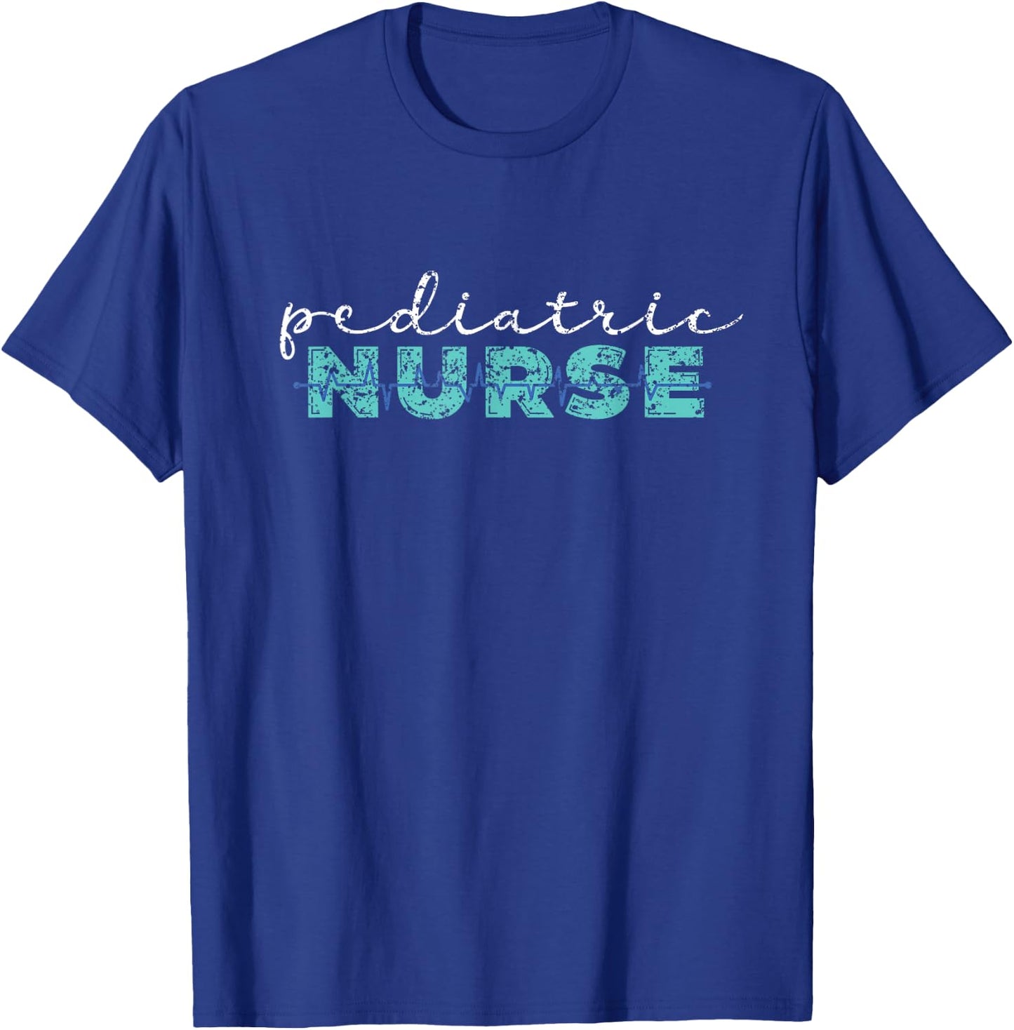 Pediatrics Nicu Pediatric Nurse Nurses Job - Women's Black Short Sleeve Letter Print - Pediatric Nursing Design, Lace Embellishment - Small T-Shirt - T-Shirt | Royal