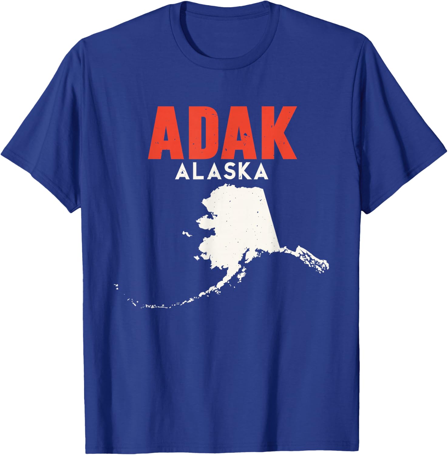Adak Alaska USA State America Travel Alaskan T-Shirt - T-Shirt | Royal