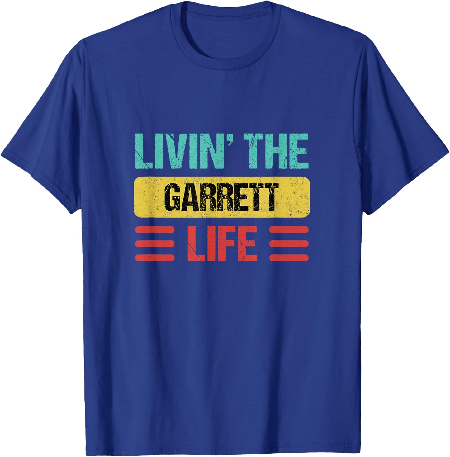 Garrett Name T-Shirt - T-Shirt | Royal