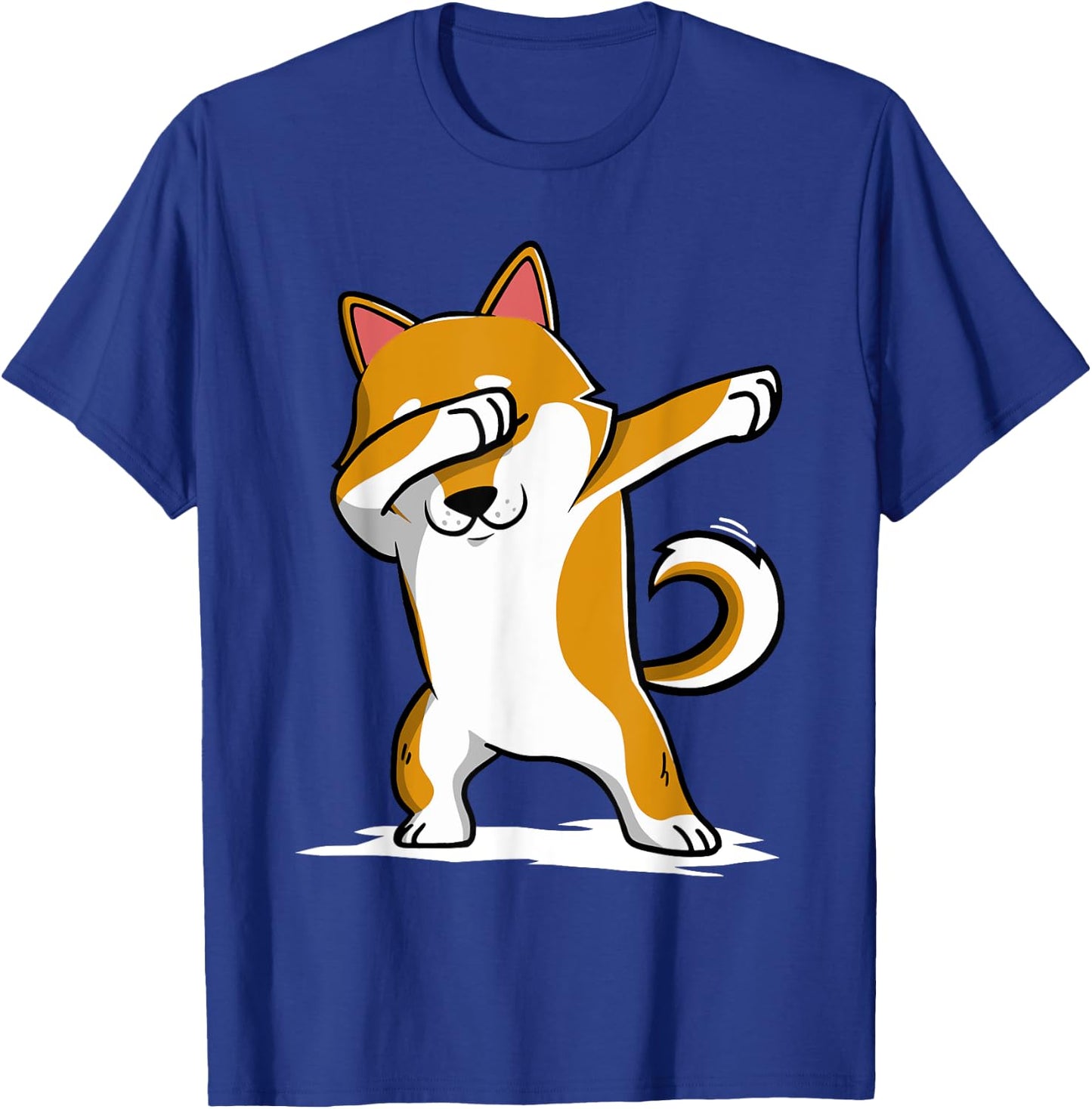 Dabbing Shiba Inu Dab Dance Dog T-Shirt - T-Shirt | Royal