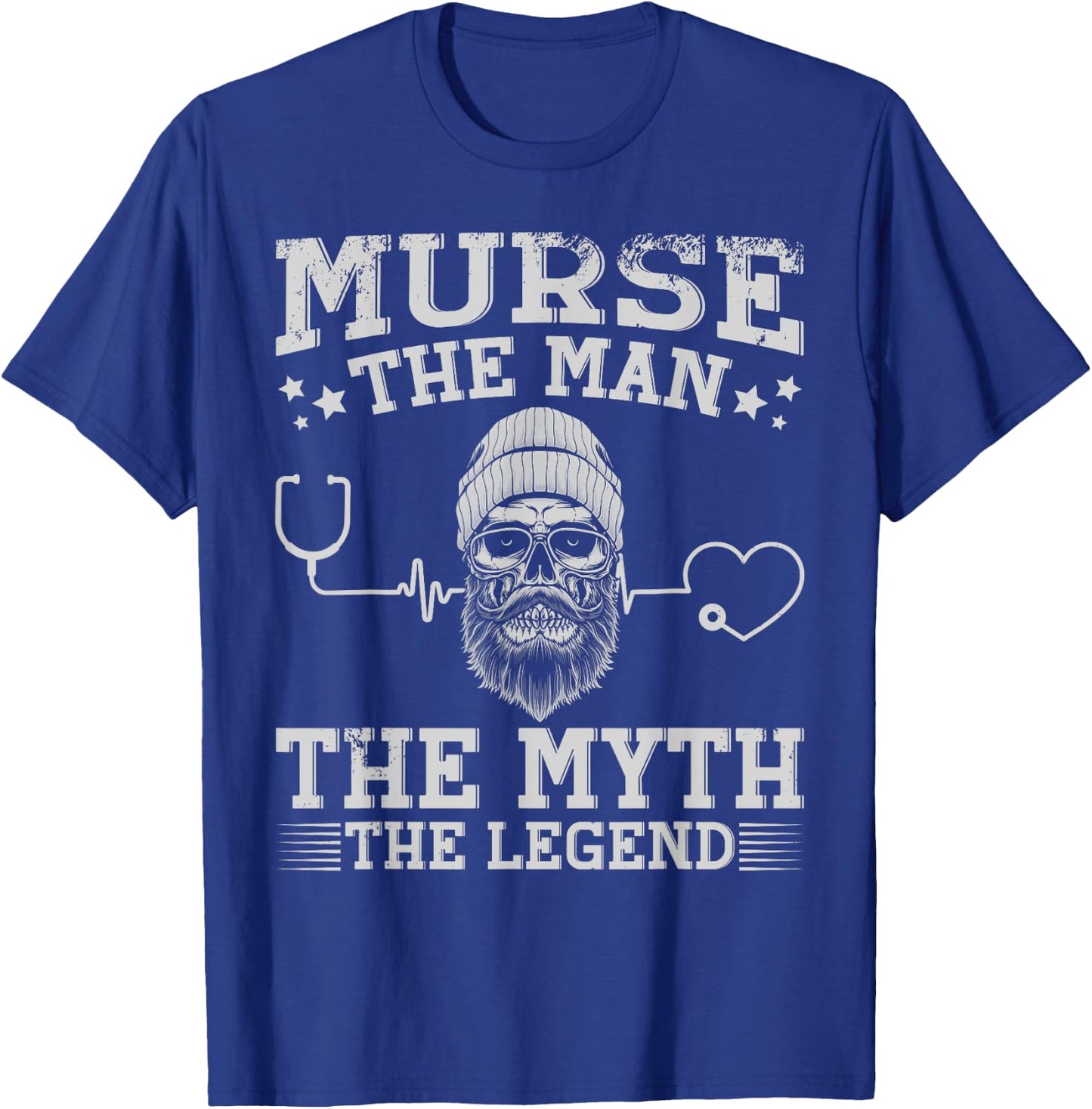 The Men The Myth The Legend Male Nurse T-Shirt - T-Shirt | Royal