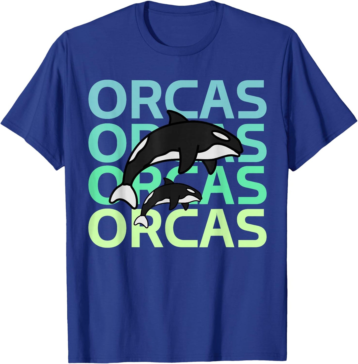 Graphic Team Orcas Protect Orca Whale sea T-Shirt - T-Shirt | Royal