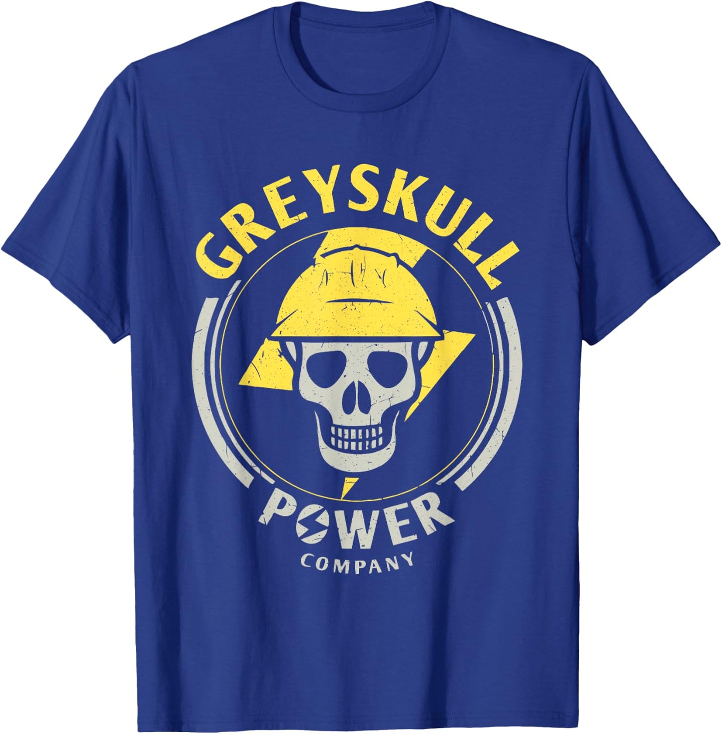 Greyskull power company Apparel T-Shirt - T-Shirt | Royal