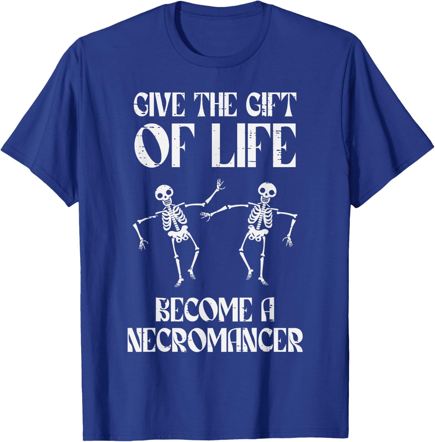 Rpg Become Necromancer Funny Gamer Boys Men Youth T-Shirt - T-Shirt | Royal