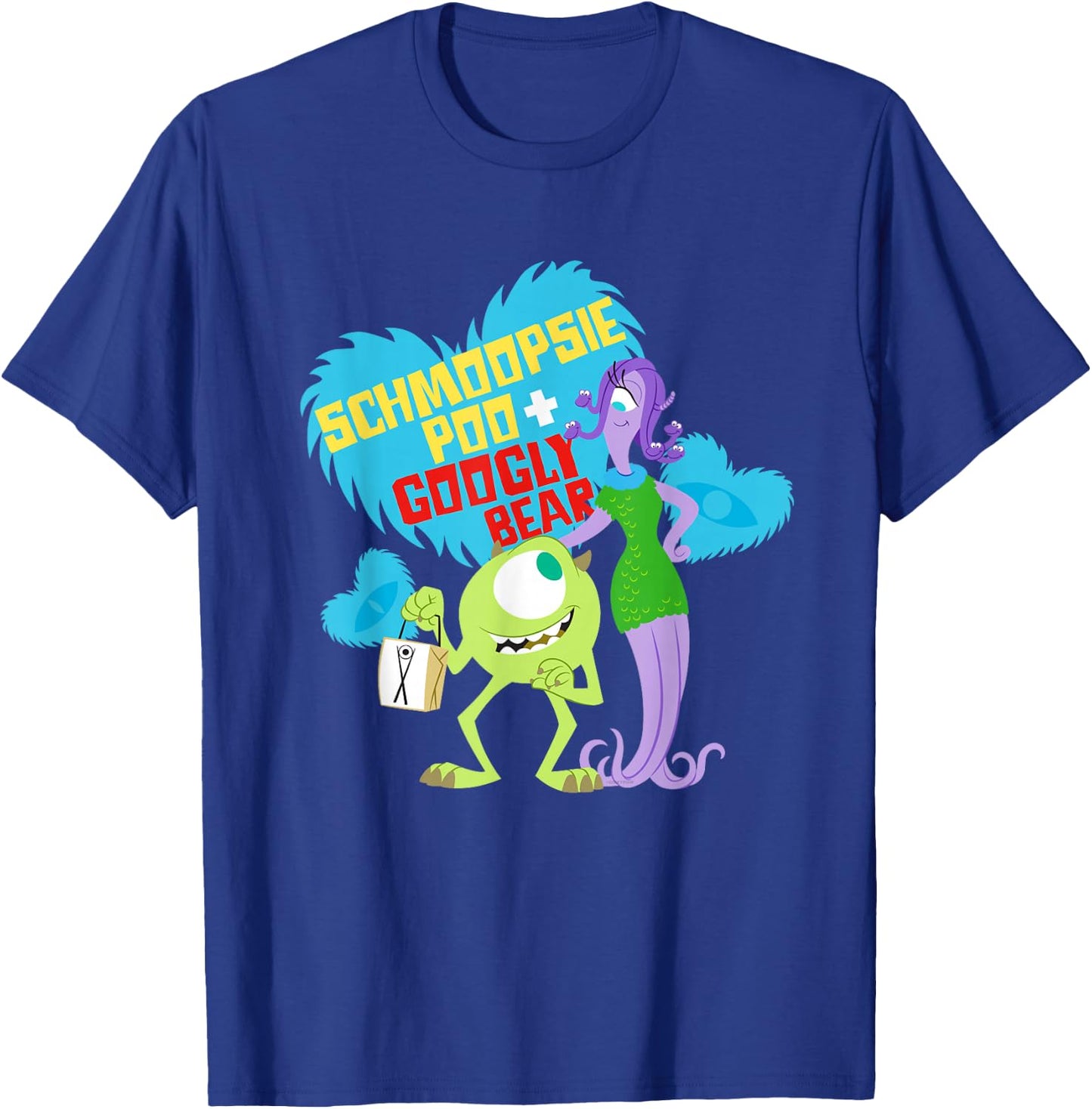 Disney and Pixar's Monsters, Inc. Schmoopsie Poo Googly Bear T-Shirt - T-Shirt | Royal