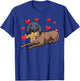 Bavarian Mountain Hound Dog With Stuffed Animal T-Shirt - T-Shirt | Royal