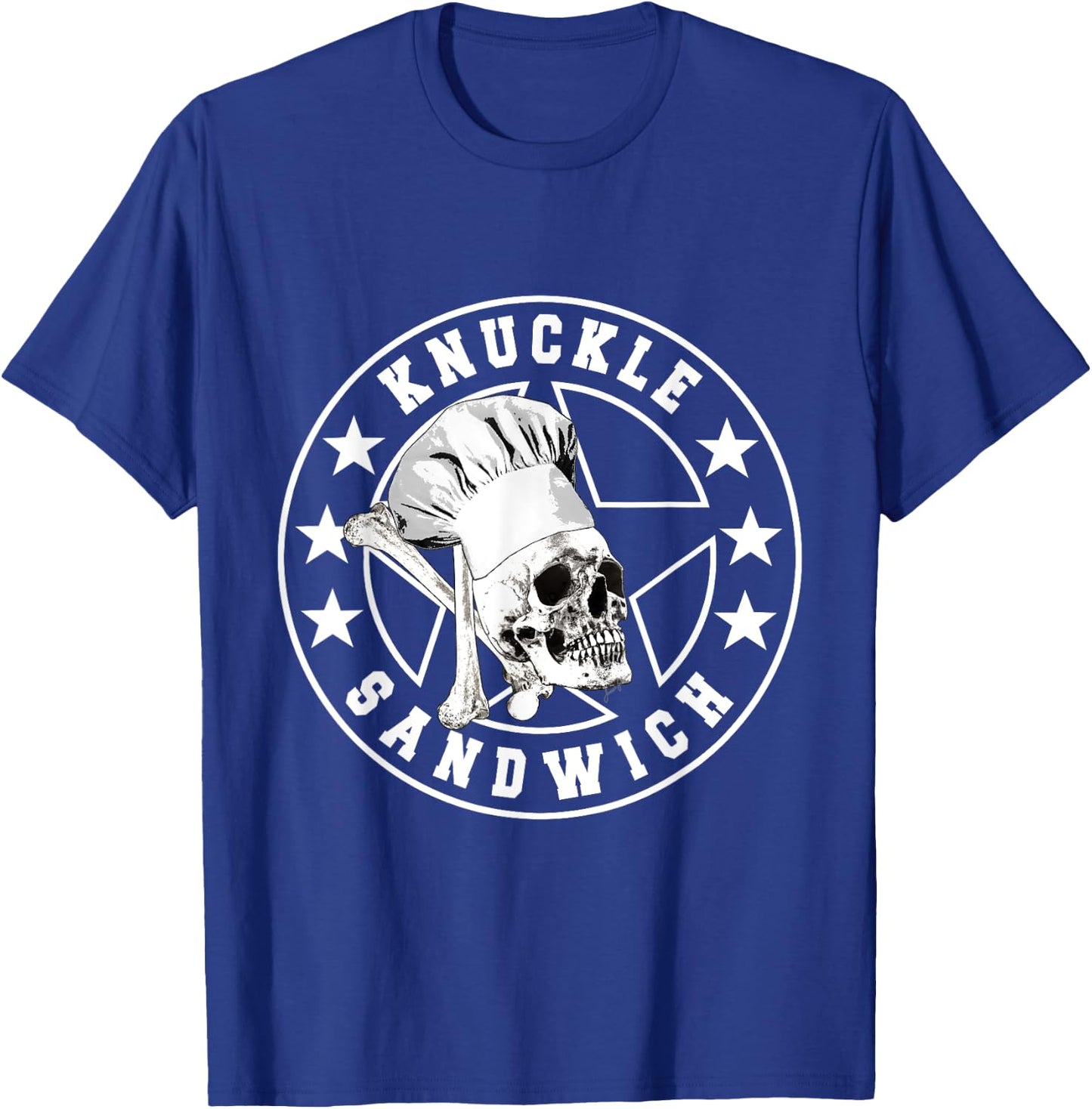 Ratherkool Knuckle Sandwich All Star Knockout Black T-Shirt - T-Shirt | Royal