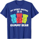 Funny Gummy Bear Art Women Kids Candy Lover Gummies T-Shirt - T-Shirt | Royal