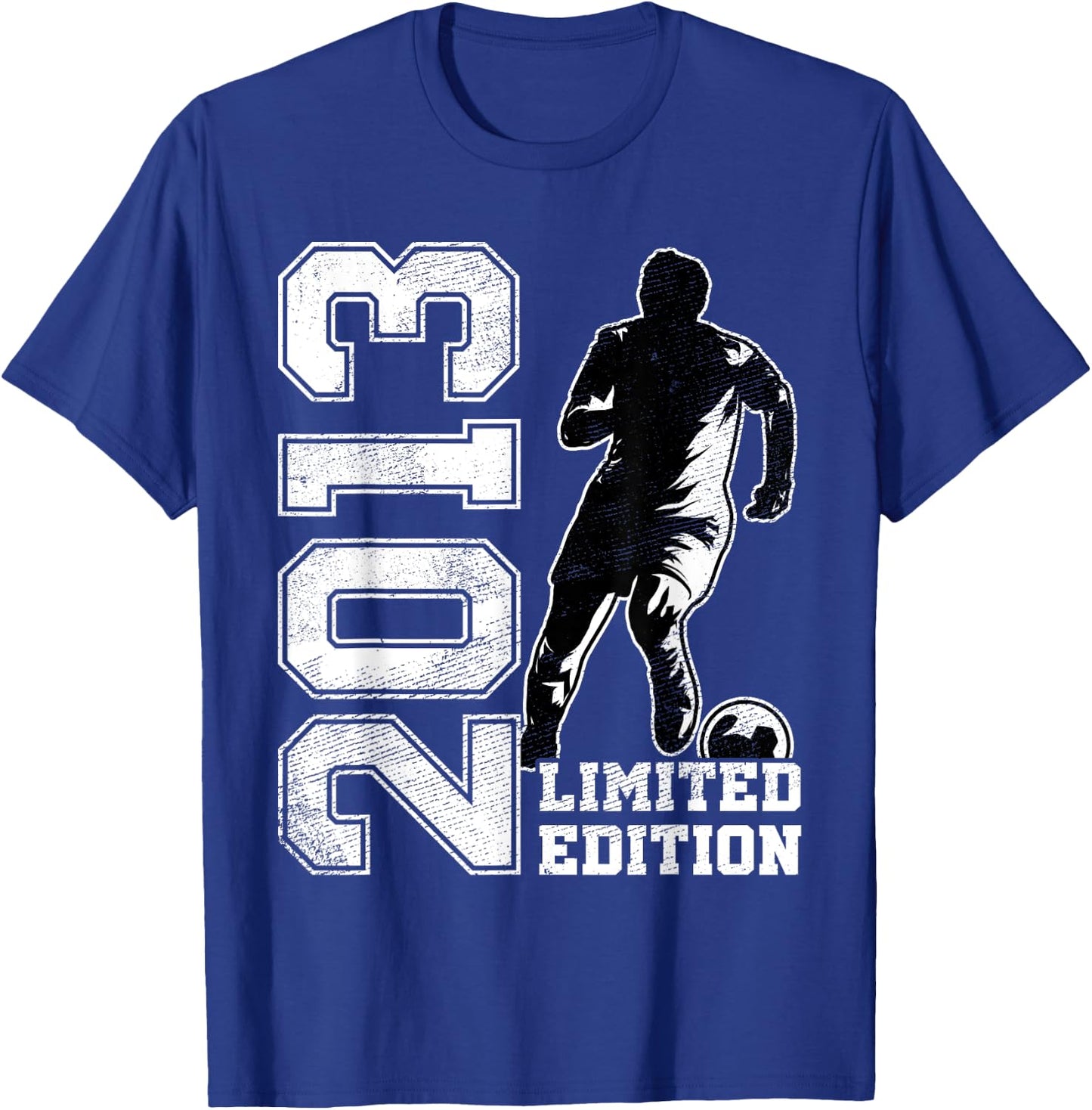 12th Birthday Soccer Limited Edition 2013 12 Years Old T-Shirt - T-Shirt | Royal