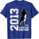 12th Birthday Soccer Limited Edition 2013 12 Years Old T-Shirt - T-Shirt | Royal