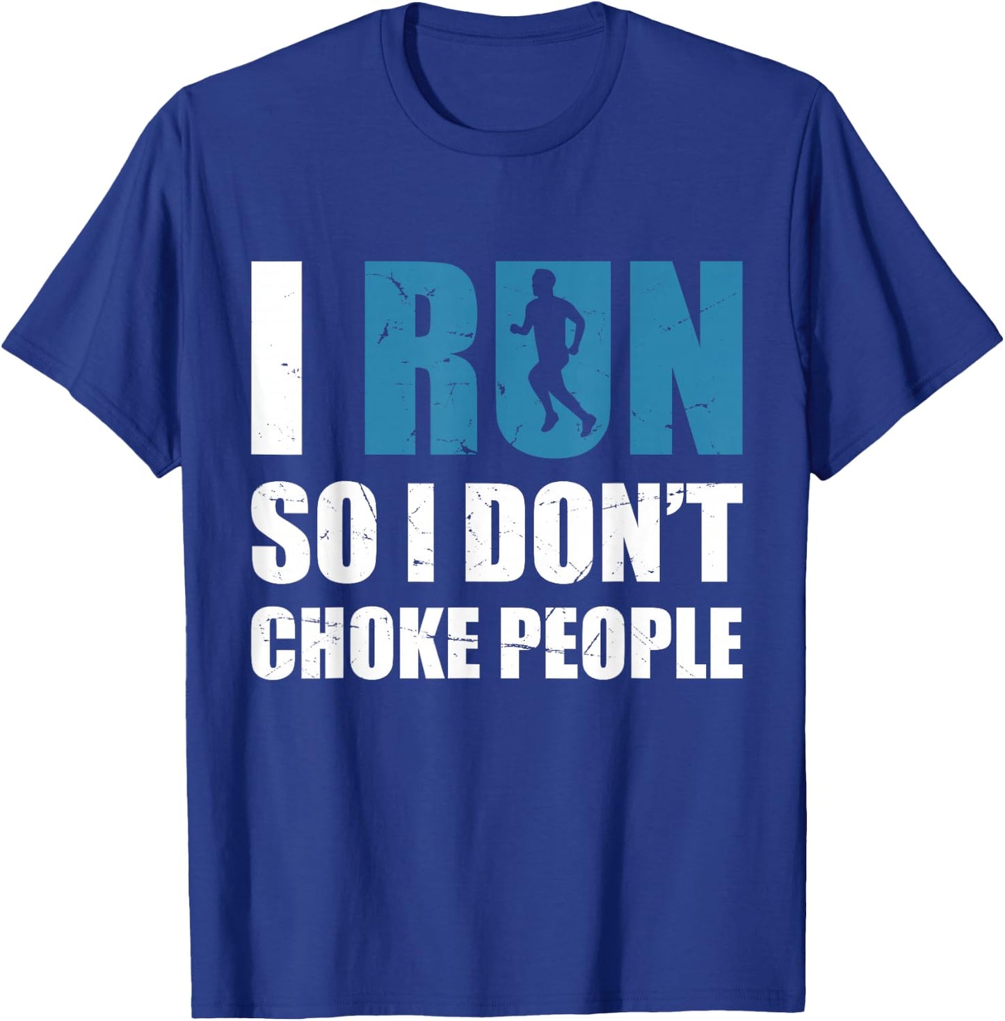 Funny Sarcastic Running Cardio Fitness Sprinter Humor T-Shirt - T-Shirt | Royal