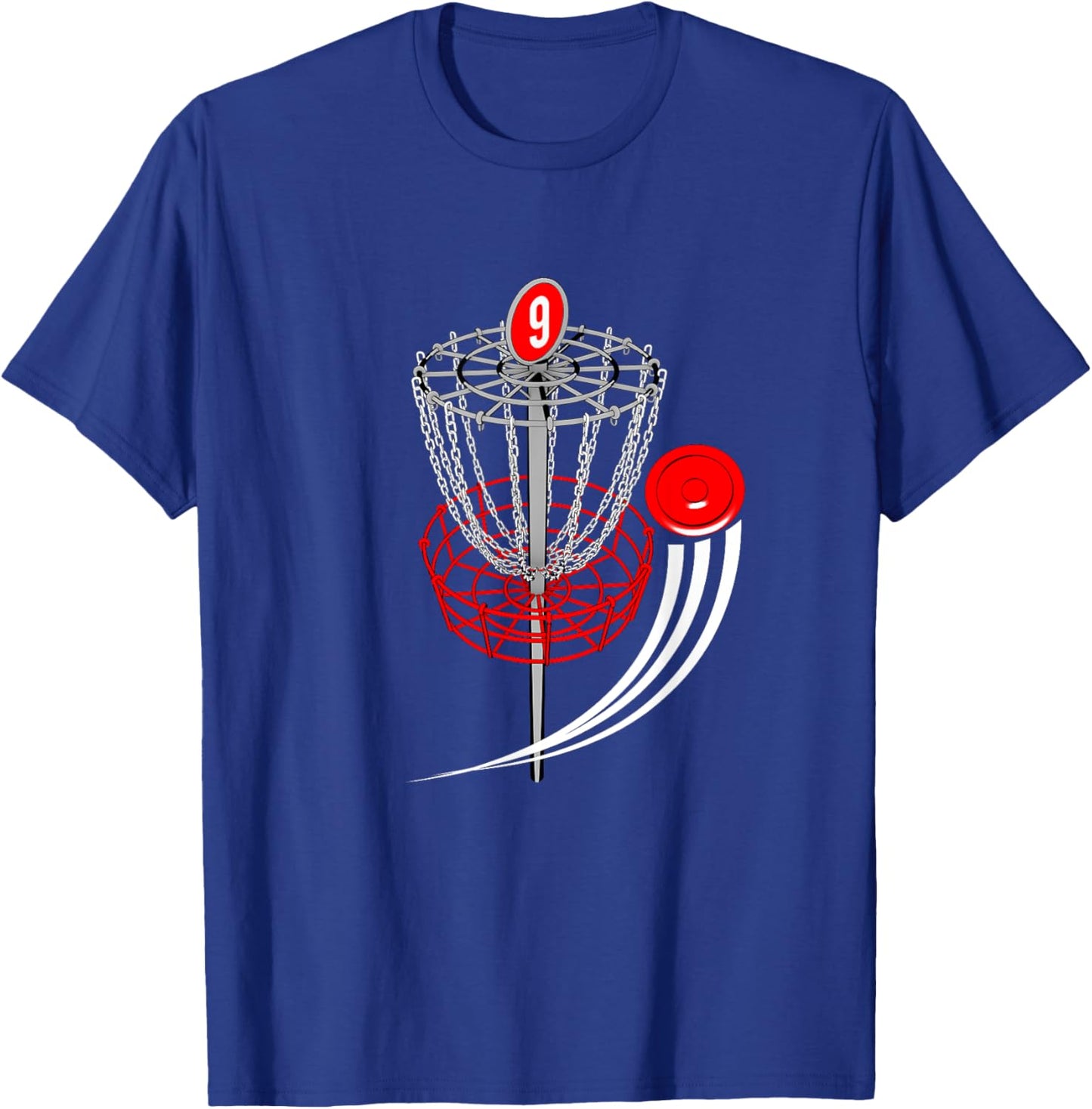Frolf Shirt - Frisbee Golf T Shirt - Disc Golf Goal T-Shirt - T-Shirt | Royal