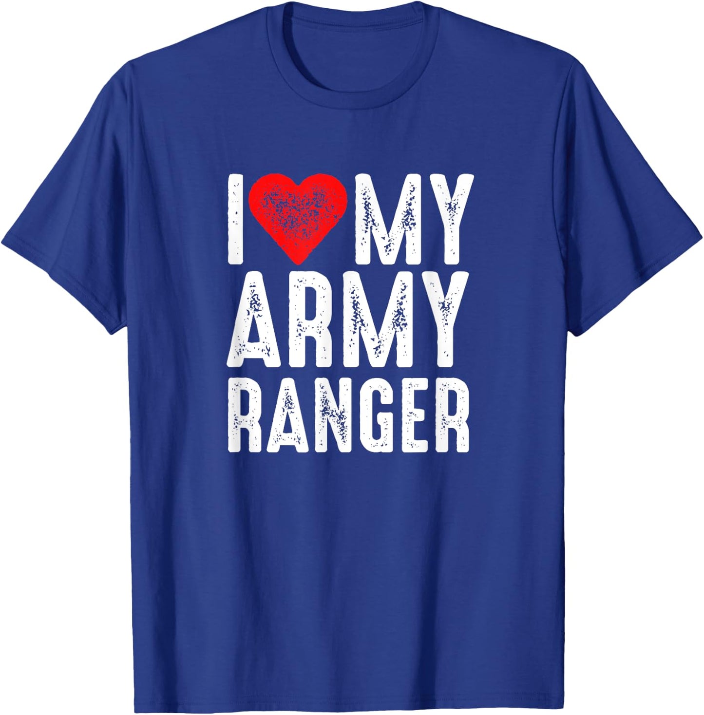 I Love My Army Ranger T-Shirt - T-Shirt | Royal