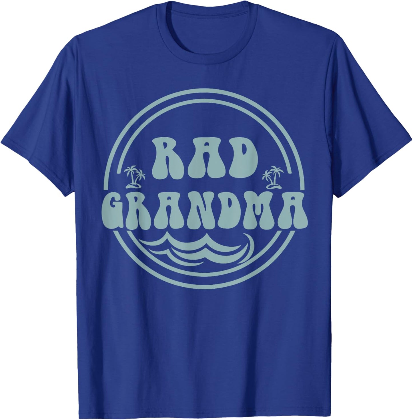 Rad Grandma Surf Matching Birthday The Big One 1st Birthday T-Shirt - T-Shirt | Royal