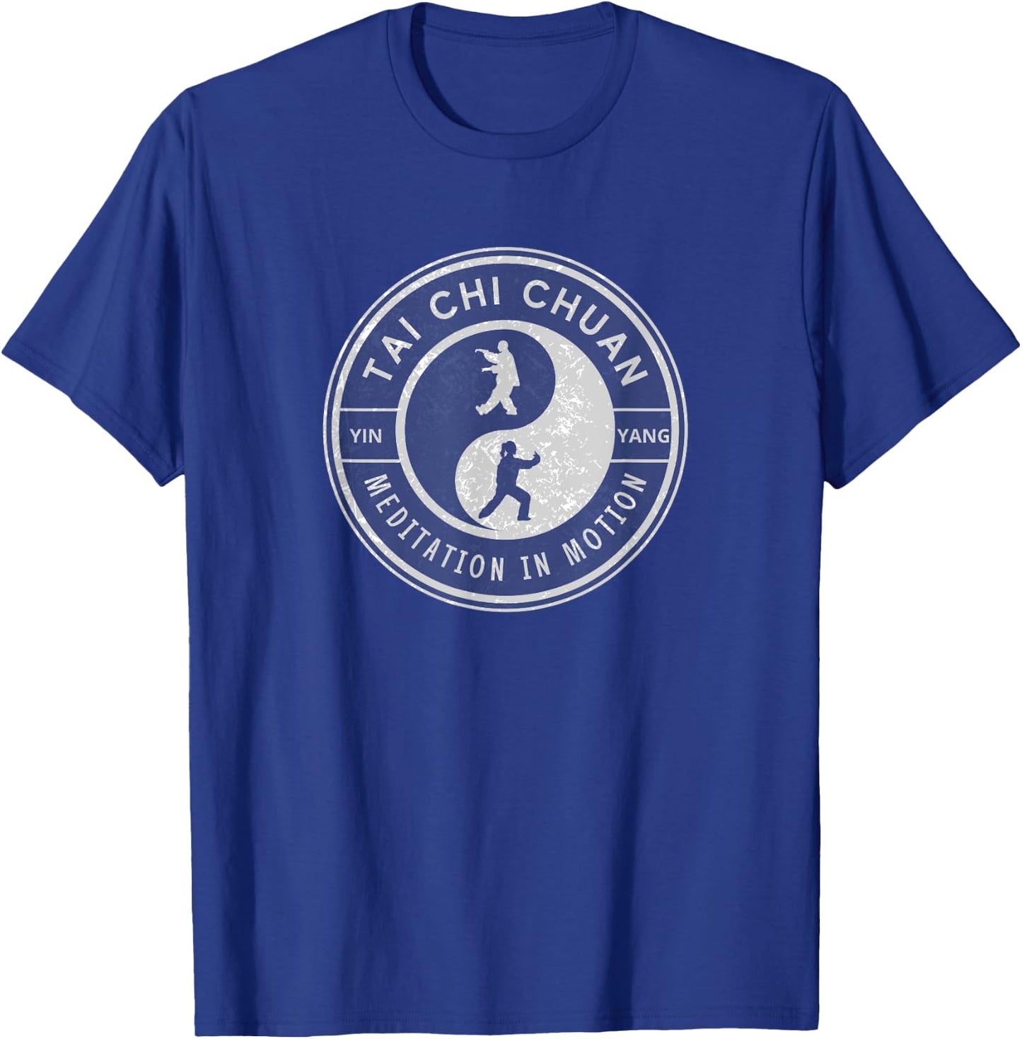 Tai Chi Chuan, Yin Yang, Meditation in Motion T-Shirt - T-Shirt | Royal