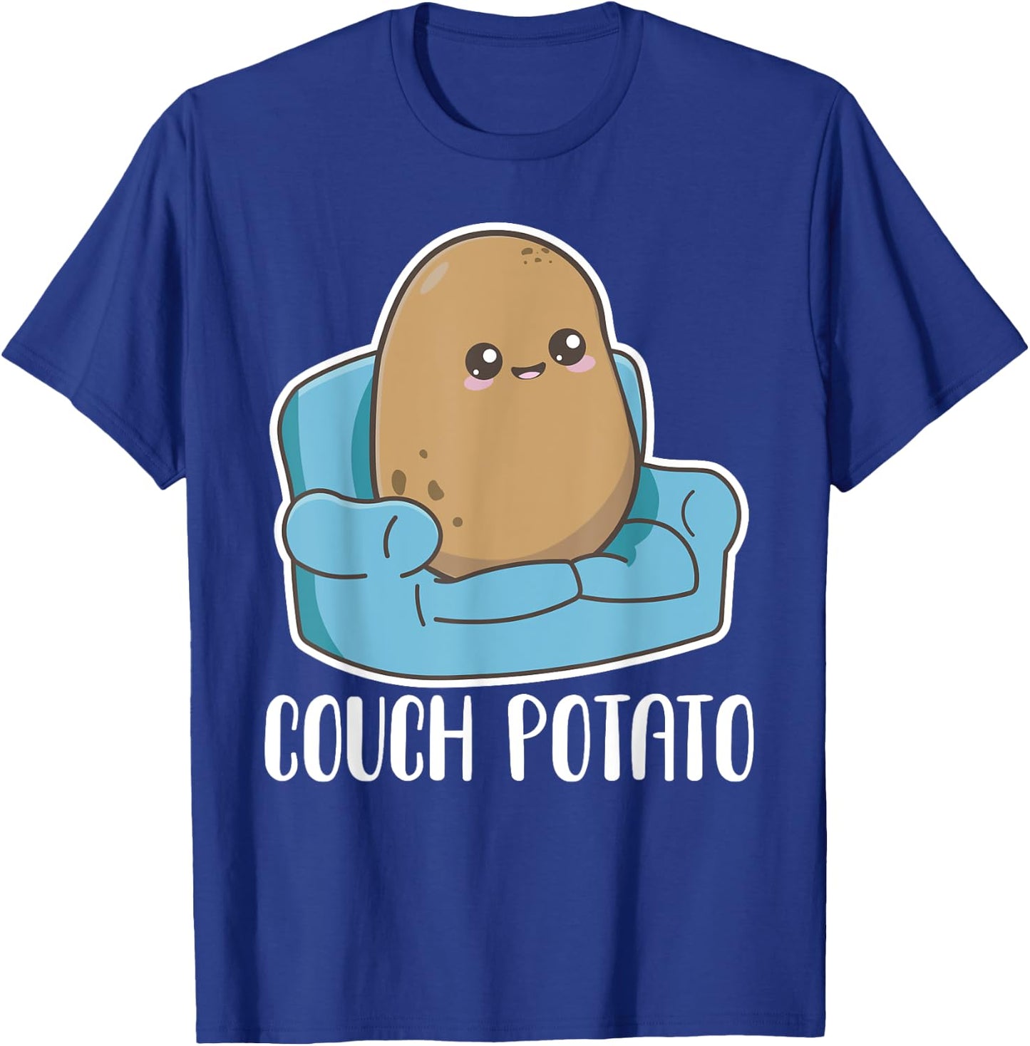 Couch Potato Cute Kawaii Funny Potato Costume T-Shirt - T-Shirt | Royal