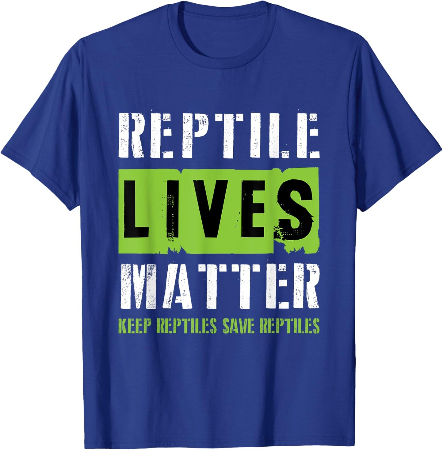 Reptile Lives Matter - Bearded Dragon Reptile Lizard Lover T-Shirt - T-Shirt | Royal