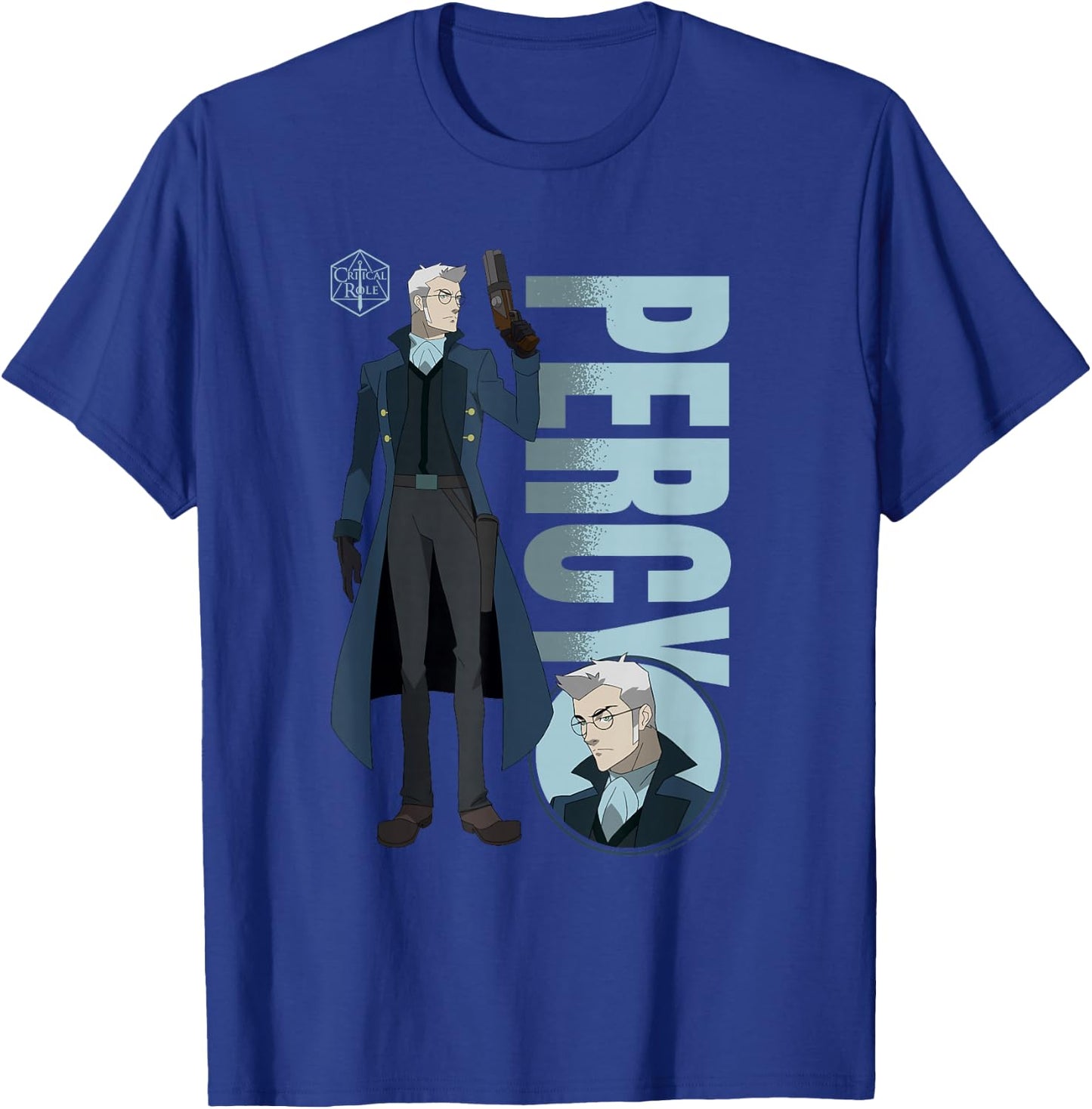 The Legend of Vox Machina Percy with Name T-Shirt - T-Shirt | Royal